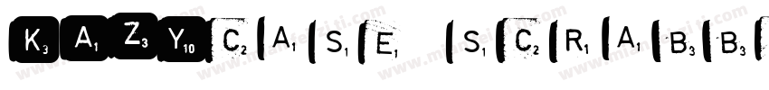 KAZYcase scrabble字体转换